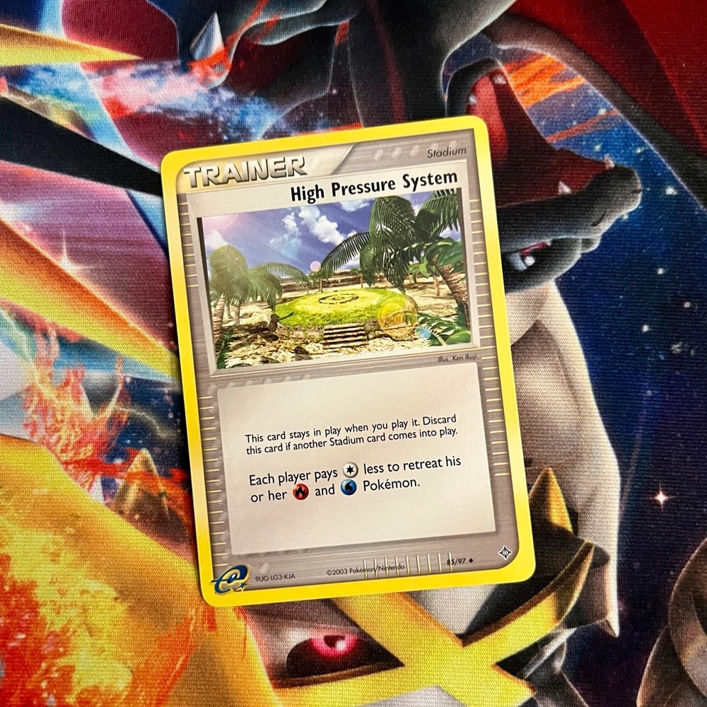 Pokémon Trainer High Pressure System card ex dragon 2003 non holo